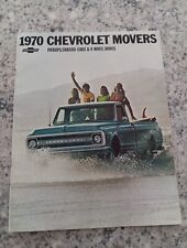 1970 Chevrolet Movers Pickups, 4-wheel Drives, Vehical Print Ad. Dealer Handout picture