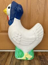 VERY RARE Don Featherstone Blue Bonnet Goose Blow Mold Union Products 21.5 picture