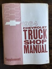 1964 Chevrolet Truck Shop Manual Supplement General Motors Original picture