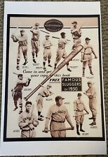 Hillerich And Bradsby Company  Famous Sluggers Poster 11 x 17   (138) picture