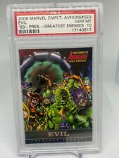 2006 Upper Deck Avengers Complete Greatest Enemies Chase Card - PSA 10 - Pop 1  picture