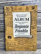Historical Biographical Album Of Benjamin Franklin 1955 Paperback Booklet picture