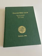 Escorial Bible I.II.19 Madison, 1992 Mark G. Littlefield Spanish Hardcover picture