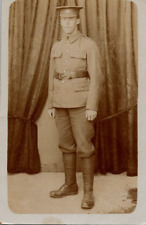 WW1 Soldier Essex regiment RPPC postcard A20 picture