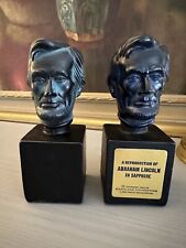 Vintage Reproduction Abraham Lincoln in Sapphire 1958 Kazanjian Foundation Bust picture