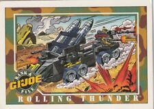 FREE SHIPPING-NRMINT- 1991 GI Joe Hasbro Impel #9 Rolling Thunder picture