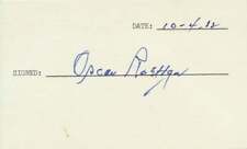Oscar ROETTGER / Signature Signed picture