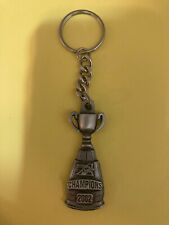 Vintage Old Montreal Alouettes 2002 CFL Champion Grey Cup Metal Keychain Keyring picture