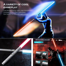 2IN1 Star Wars Lightsaber Replica Force FX Heavy Dueling Rechargeable Metal 77CM picture