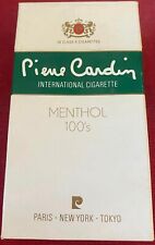 Vintage Pierre Cardin Menthol Cigarette Cigarettes Cigarette Paper Box Empty picture