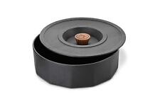 Cast Iron Multi-Purpose Pot, Tortilla and Pancake Warmer, 3 Quart, Black picture