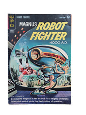 Magnus Robot Fighter 4 Gold Key Comic Book 4000 AD Silver Age 1963 Sci Fi VG RAW picture
