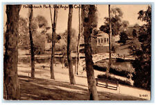 c1910 Hollenbeck Park Los Angeles California CA Antique Unposted Postcard picture