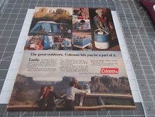 1972 COLEMAN The Great Outdoors -  Lets You Be A Part vintage print ad picture