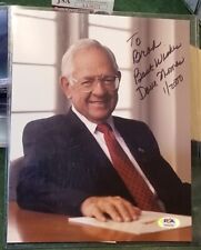 Dave Thomas Wendy's Founder Signed 8x10 Photo PSA DNA autograph COA Restaurant picture