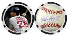 WADE BOGGS / BOSTON RED SOX - POKER CHIP - GOLF BALL MARKER ***SIGNED*** picture