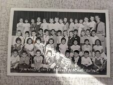 Komensky School 1961 Chicago Class Photo 9x6 Kindergarten  picture