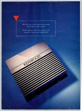 Two Kenwood Car Audio AMP Systems 1996 Vintage Print Ads picture