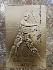 Vintage Embossed Postcard 1907 Baseball Card  RARE ANTIQUE  Ty Cobb picture