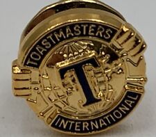 Toastmasters International Member Lapel Pin Gold-Toned Keepsake picture