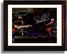 Unframed Paul Weller Autograph Promo Print - Noel Gallagher picture