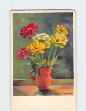 Postcard Beautiful Flowers in a Jar Painting picture