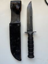 US CAMILLUS NY FIXED BLADE KNIFE SOLID MILITARY FIGHTING KNIFE W/SHEATH NoReserv picture