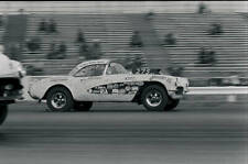 Motor Racing Mike Dunn in his Frantic Chevrolet Corvette 1974 6x4 OLD PHOTO picture