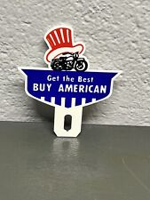 Get The Best Buy American Metal Plate Topper Sign Motorcycle Hot Rod Gas Oil US picture