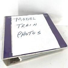 Binder of Model Trains And Locomotives Photos Reprints And Misc Prints 8x10 picture