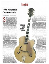 1956 Gretsch Convertible acoustic/electric guitar 1993 history article picture