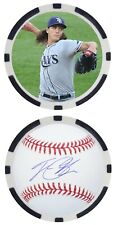 TYLER GLASNOW - TAMPA BAY RAYS - POKER CHIP -  ***SIGNED*** picture