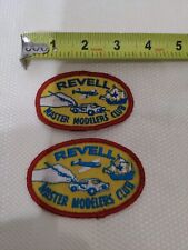 Vintage Embroidered Revell Jacket Patch Master Model Club (2) Great Condition  picture