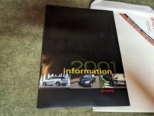 Toyota Lexus 2001 Auto Show Brochure Catalog Press Kit picture