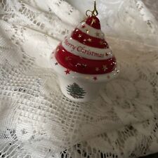 Spode Christmas Cupcake  Tree Ornament  3” picture