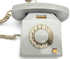 1970s Rare Rotary Phone - Gray Plastic - Vintage Retro picture