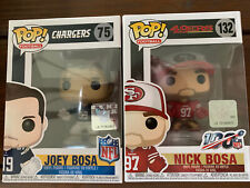Funko Pop Sports NFL: Nick Bosa Joey Bosa Both Included. New, Unopened. picture