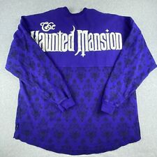 Disney The Haunted Mansion Spirit Jersey Large Purple Long Sleeve Ghost Host picture
