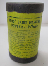 Vintage Partial Can of BOCO SKIRT MARKING POWDER for Sewing picture