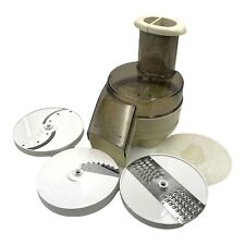 Oster Regency Kitchen Center Food Processor Attachment 3 Blades & Pusher NICE picture