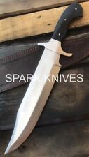 18” SPARK CUSTOM HANDMADE D2 HUNTING HIGH POLISH BOWIE KNIFE W/Sheath picture