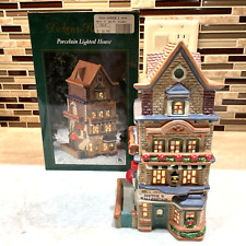 Dickens Heartland Valley Village Porcelain House Doctor B Wallerstain VTG 90s picture