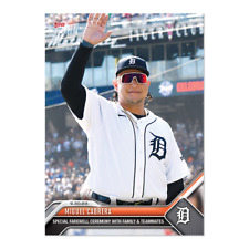 Miguel Cabrera Special Farewell Celebration 2023 MLB Topps Now 942 Presale picture