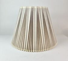 Vtg Stiffel REMBRANDT Pleated Accordion Bell Lamp Shade Mid-Century Linen picture