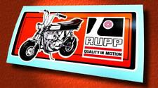 RUPP Mini Bike • Circa-1969 Style • Vintage Look Sticker • Decal picture