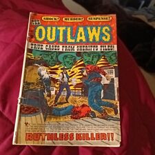The Outlaws 12 Star Publications 1953 Golden Age Lb Cole Pre-code Violence Cover picture