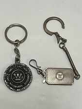 Vintage keychains Westinghouse 25 yr Silver + 1976 Family Day East Pittsburgh picture