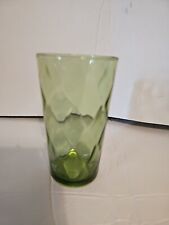 Vintage Green Drinking Diamond Design Glass picture