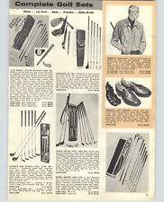 1957 PAPER AD Lou Farris Golf Clubs Bob Martin Dubow Woods Irons picture