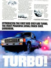 1985 Toyota SR5 Turbo Vintage Original Print Ad 8.5 x 11